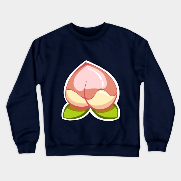 peach Crewneck Sweatshirt by TASCHE